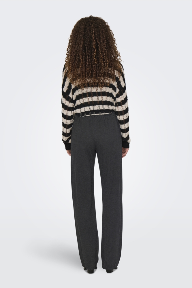ONLPOPTRASH LIFE MW STRAIGHT PNT NO 15341829 DARK GREY MELANGE